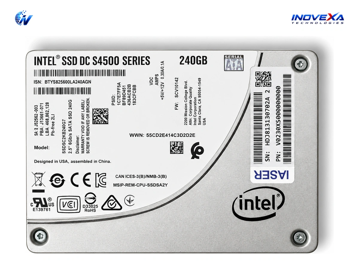 Intel SSD DC S4500 Series 240GB SATA Enterprise SSD